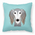Carolines Treasures Dog Face Checkerboard Design Fabric Decorative Pillow, 14x14 Inches, Polyester, comfy, colorful