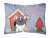 Caroline's Treasures Dog House Collection Canvas Fabric Decorative Pillow, Full Color Artwork, 12x16 Inches