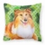 St Patrick's Design with Dog Fabric Decorative Pillow - 652259220229