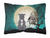 Halloween Dog Art Canvas Fabric Decorative Pillow - 638508466365