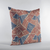 Plutus Brands Plutus Red, Blue Sketch Abstract Premium Luxury Designer Decorative Accent Pillow