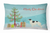Carolines Treasures, Inc Christmas Tree Dog Art Canvas Fabric Decorative Pillow, Canvas Material, 12x16 Inches Filled