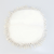 Parkland Collection Transitional Solid White Round 18" x 18" Pillow - 025773022776