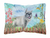 Spring Dog Art Canvas Fabric Decorative Pillow - 652259182701