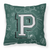 Monogram Letter Back to School Fabric Decorative Pillow - 615872977949