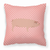 Animal Art Checkboard Design Fabric Decorative Pillow - 638508930156