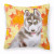 Fall Design with Dog Fabric Decorative Pillow - 652259220854