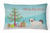 Christmas Tree Dog Art Canvas Fabric Decorative Pillow Style 2 - 194030036754