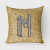 Letter Musical Instrument Alphabet Fabric Decorative Pillow - 615872980253