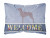 Welcome Dog Art Canvas Fabric Decorative Pillow Style 2 - 638508980823