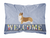 Welcome Dog Art Canvas Fabric Decorative Pillow - 638508702166