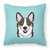 Carolines Treasures, Inc Checkerboard Print With Dog Fabric Decorative Pillow, Checkerboard Pattern, 18 x 18 Inches, colorful, cozy