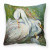 Carolines Treasures Bird Painting Fabric Decorative Pillow, 14x14 Inches, Polyester, soft, colorful