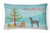 Caroline's Treasures Christmas Tree Dog Art Canvas Fabric Decorative Pillow, Style 2