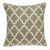 Parkland Collection Canita Beige and White Throw Pillow - 025773000286