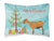 Merry Christmas Animal Art Fabric Decorative Pillow - 652259129836
