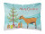 Merry Christmas Animal Art Fabric Decorative Pillow - 652259129836