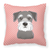 Carolines Treasures Dog Face Checkerboard Design Fabric Decorative Pillow, 14x14 Inches, comfy, cheerful