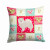 Love Design with Dog Fabric Decorative Pillow - 194030176269