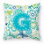 Monogram Letter Flowers and Butterflies Fabric Decorative Pillow - 615872976812