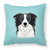 Carolines Treasures, Inc Checkerboard Print With Dog Fabric Decorative Pillow, 18 x 18 Inches, Polyester, cozy, colorful                     