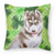 St Patrick's With Dog Fabric Decorative Pillow - 652259223466