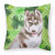 St Patrick's With Dog Fabric Decorative Pillow - 652259223466