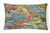 Carolines Treasures Bird Painting Fabric Decorative Pillow, 12x16 Inches, Polyester Vibrant Artwork