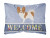 Welcome Dog Art Canvas Fabric Decorative Pillow Style 2 - 638508981127