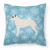 Winter Snowflake With Dog Fabric Decorative Pillow - 638508515506