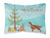 Christmas Tree Dog Art Canvas Fabric Decorative Pillow Style 2 - 638508478702