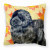 Fall Design with Dog Fabric Decorative Pillow - 652259220601