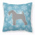 Winter Snowflake With Dog Fabric Decorative Pillow - 638508514752