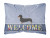 Welcome Dog Art Canvas Fabric Decorative Pillow - 638508701787