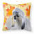 Fall Design with Dog Fabric Decorative Pillow - 652259220557
