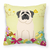 Easter Eggs Design Dog Art Fabric Decorative Pillow - 638508767486