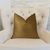 Plutus Brands Madison Copper and Brown Handmade Luxury Pillow, Copper Artistry