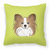 Carolines Treasures Dog Face Checkerboard Design Fabric Decorative Pillow, 14x14 Inches, cheerful, soft