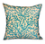 Plutus Brands Plutus Marlin Vines Blue, cream Floral Luxury Designer Premium Decorative Throw Pillow