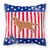 USA Design with Dog Fabric Decorative Pillow - 638508508959