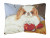 Carolines Treasures Dog Breed Painting Canvas Fabric Decorative Pillow, 12x16 Inches, Polyester, Bright