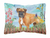 Spring Dog Art Canvas Fabric Decorative Pillow - 652259182480