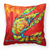 Carolines Treasures Sealife Painting Fabric Decorative Pillow, 14x14 Inches, colorful, comfy