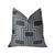 Plutus Argyle Square Black and White Handmade Luxury Pillow - 663701011456