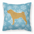 Winter Snowflake With Dog Fabric Decorative Pillow - 638508515353