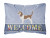 Welcome Dog Art Canvas Fabric Decorative Pillow - 638508701862