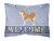 Welcome Dog Art Canvas Fabric Decorative Pillow - 638508702685