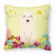 Easter Eggs With Dog Fabric Decorative Pillow - 638508769633