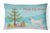 Carolines Treasures Christmas Tree Dog Art Canvas Fabric Decorative Pillow, Style 2, Playful