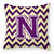 Letter Chevron Fabric Decorative Pillow - 638508320353